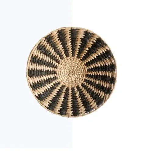 Moroccan Wall Decor Plate - Handcrafted Bohemian Metal Wall Art - Home Decoration Plus