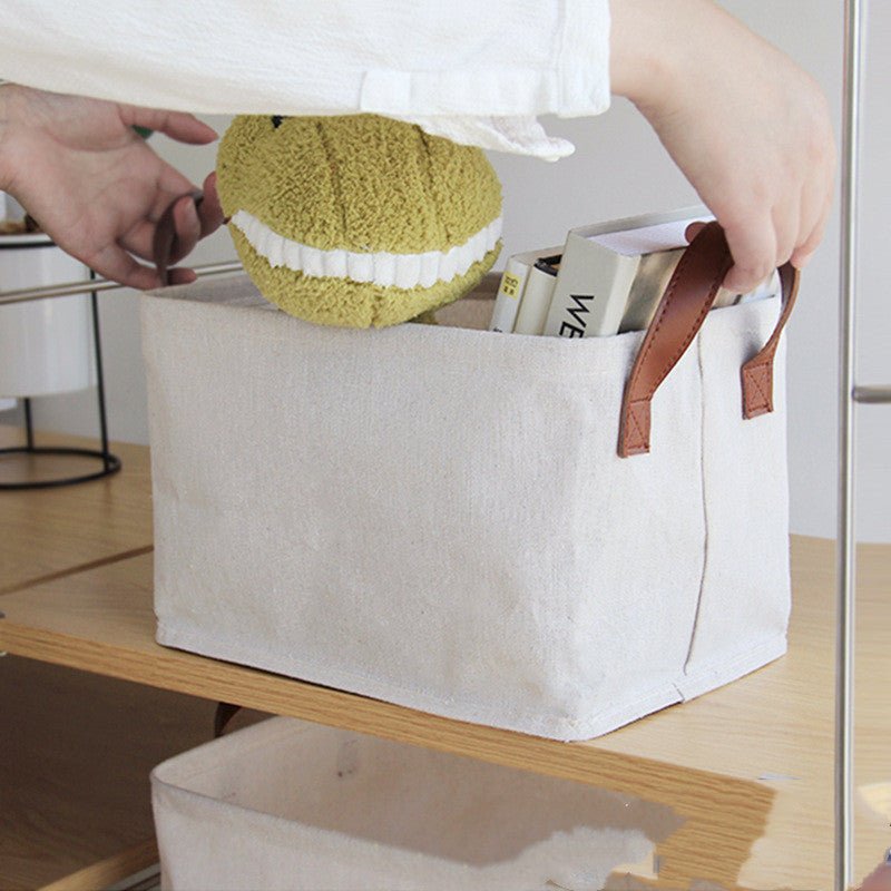 Storage Box Home Cotton And Linen Storage Basket Wardrobe Storage Box