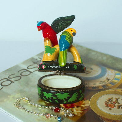 Ceramic craft jewelry box