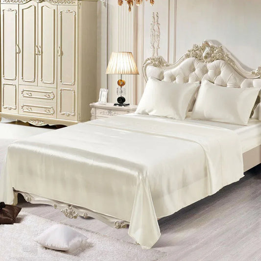 Satin Bedding Set - Silky Soft Bed Sheets for Bedroom - Home Decoration Plus