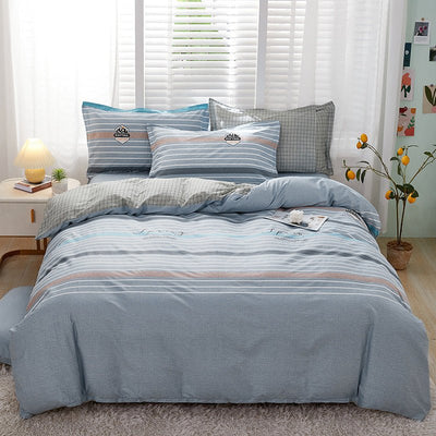 Household Bedding Student Single Minimalist Style Quilt Cover Sheets