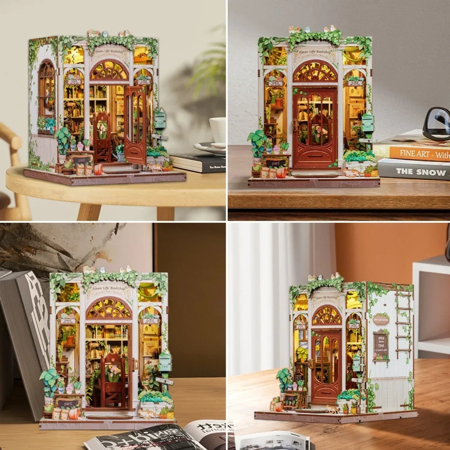 3D Wooden Puzzle Craft Kit - DIY Building Model for Kids & Adults - Home Decoration Plus