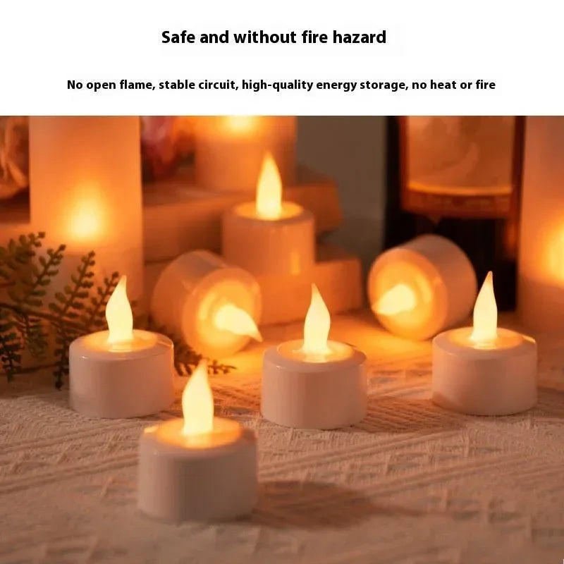 LED Flameless Candles - Battery Operated Decorative Candle Lights - Home Decoration Plus