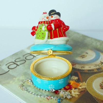 Ceramic craft jewelry box