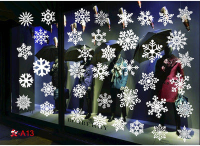 Window dressing without trace window stickers