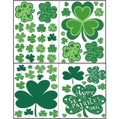 St Patrick's Day Window Stickers Window Glass Sticker