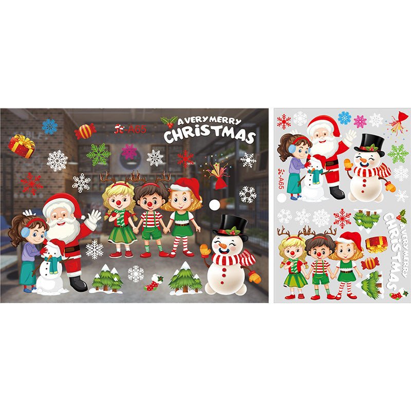 Window dressing without trace window stickers