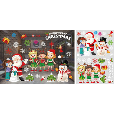 Window dressing without trace window stickers