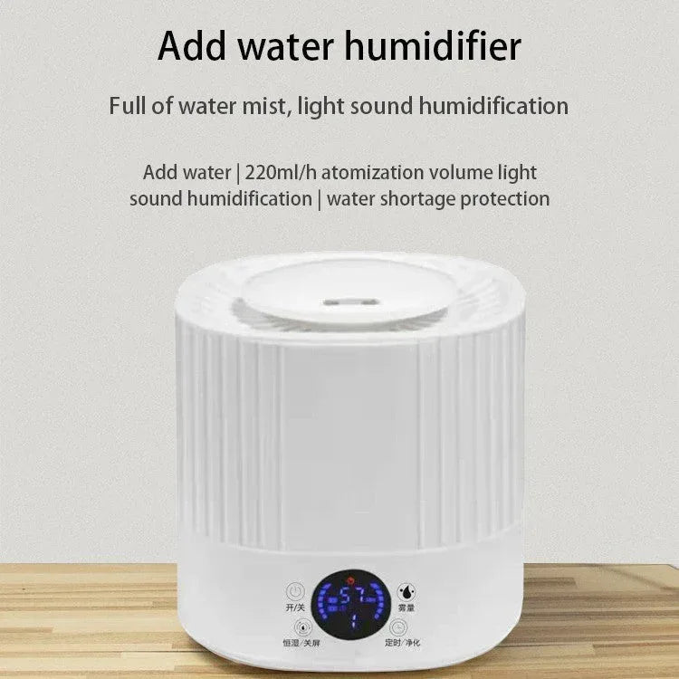 Smart Humidifier for Home - Quiet Timer Bedroom Office Desktop - Home Decoration Plus