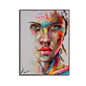 Ha's Art Top Selling Handmade Abstract Oil Painting Wall Art Modern Minimalist Fashion Figure Picture Canvas Home Decor For Living Room Bedroom No Fra (size: 75x150cm)