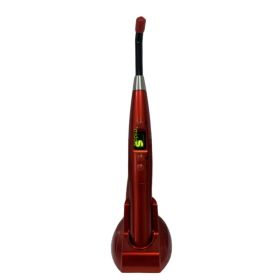 Dental Color Rechargeable UV Curing Lamp (Option: Red-EU)